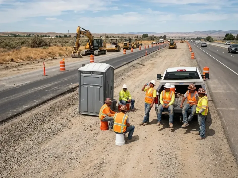 highway-road-construction-crew-007 — frequently asked questions, Porta Potty and Restroom Rentals in Mount Vernon, WA